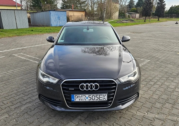 Audi A6 cena 67000 przebieg: 268256, rok produkcji 2011 z Września małe 497